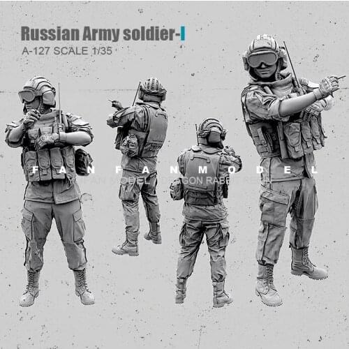 1/35 Reisn Figure Model Kits Russian Modern Special Forces soldier self-assembled A-127B
