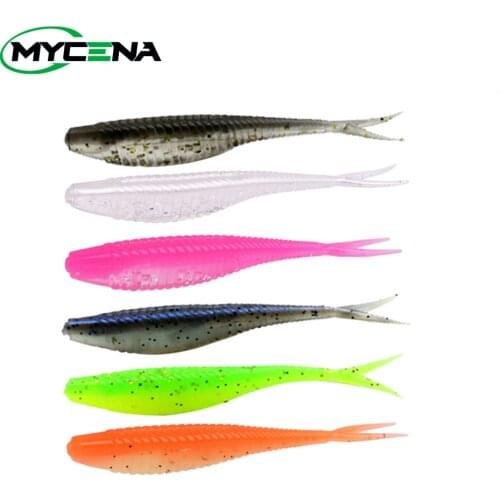 10pcs 7cm/1.8g fishing lure Silicone bait soft bait fishing tackle 2020 Wobbler Lures for fishing