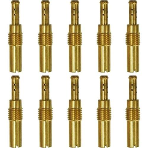 10pcs/set Professional Carburetor Vice Injectors Converter Nozzle Slow Jet For PWK Keihin OKO CVK KOSO Stage-6 Fuel Inject