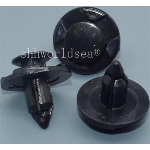 Shhworldsea 100PCS Push Type Retainer For SUBARU Push Clip Auto Plastic Clips Fasteners Car Plastic Fastner Snap