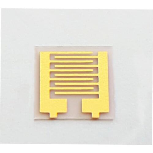 90 Micron Flexible Interdigital Electrode PET Capacitor Array Gas Humidity Medical Sensor Chip IDE 3X3