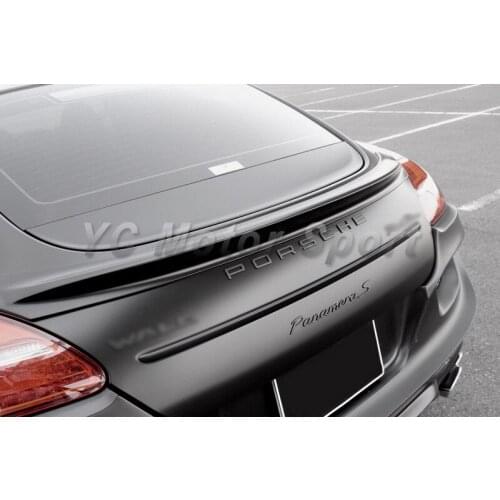 Car Accessories FRP Fiber Glass Sports Line BBE Style Trunk Spoiler Fit For 2014-2016 Panamera 971 Rear Spoiler Wing