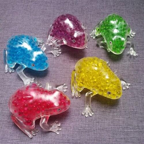 Antistress Fidget Toys Pack pop it Squish Squeeze Frog Decompression Soft Rubber Bubble Big Beads Toys Adult Stress Relieve
