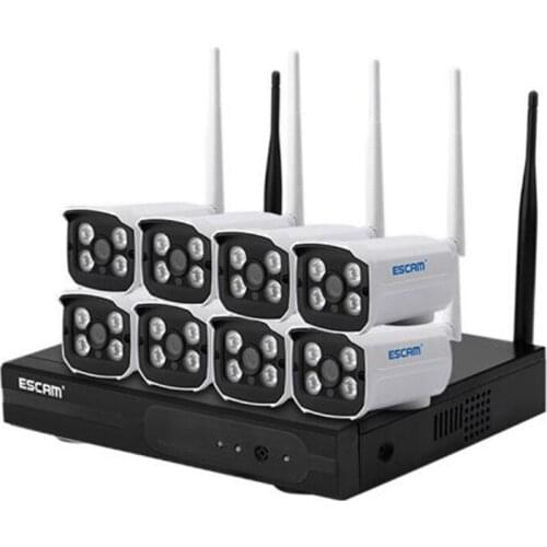 ESCAM WNK803 720P IP Camera 8CH Wireless WIFI NVR Kit