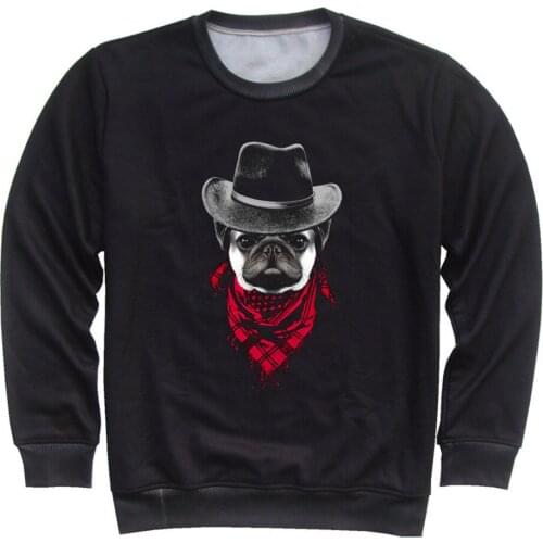 Joyonly 4-11 Years Old Children Fashion 3d Black Sweatshirt Boys Girls Funny Mr Animal Dog Music Printed Hoodies Kids Pullovers