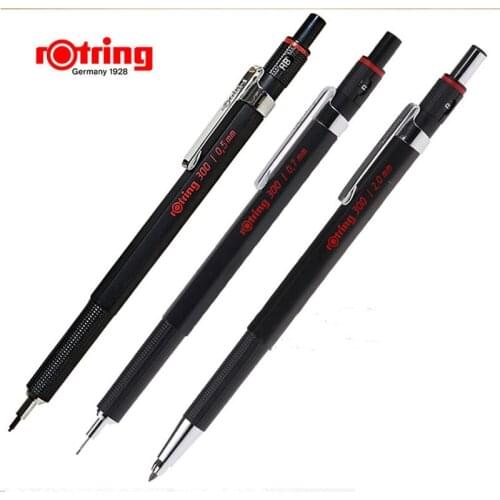 Rotring 300 Mechanical Pencil 0.5/0.7/2.0 automatic pencil Plastic penholder Stationery write supplies