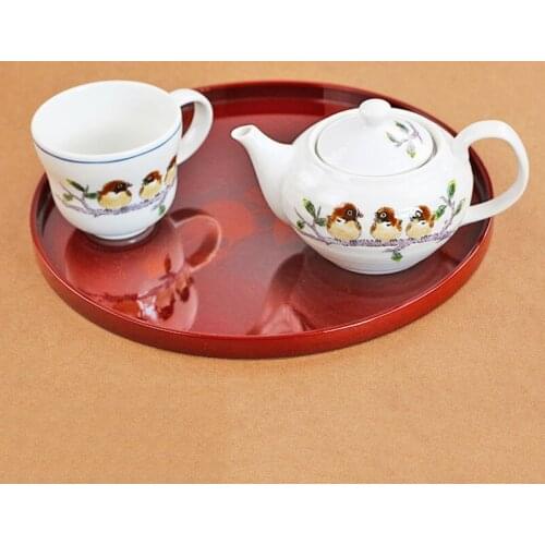 Ceramic Teapot Handmade Painted Cute Kung Fu Tea Set Teapot Stainless Steel Filter Japanese Samovar Teteras Stove Kettle EI50TP