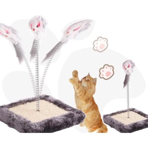 Pet Cat Climbing Tree Kitten Sisal Scraper Board Scratching Post For Cats Jumping Platform mascotas rascador gato D2150