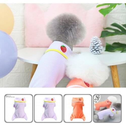 Pretty Fashion Pet Dog Warm Jumpsuits Outfit Pet Costume Comfortable Dress-up