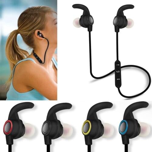 Magnetic Wireless Mini Bluetooth 4.1 Earphone Stereo Sports In-Ear Mic Headphone Good sound quality Noise reduction