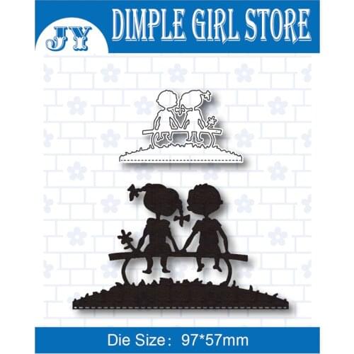 Boys Girls Playing Scrapbook Metal Steel Cutting Mold Home Decoration DIY Photo Embossed Paper Card 2021 New Arrival