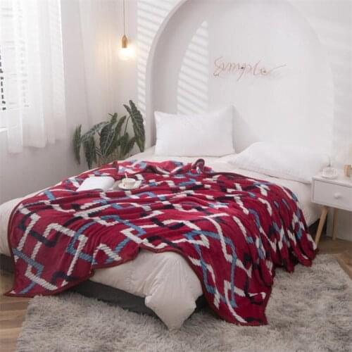 Super Soft Coral Fleece Blanket Light Weight Solid Pink Blue Black Mink Throw Sofa Cover Bedspread Flannel Blankets