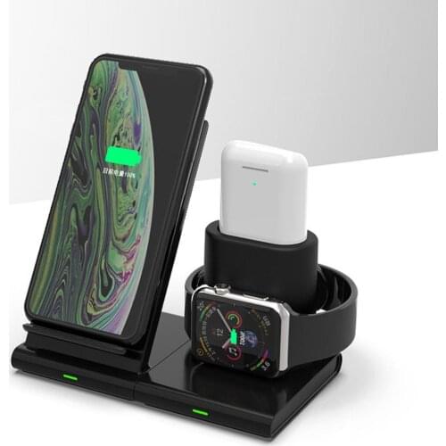 New wireless charging three-in-one magnetic 3in1 mobile phone universal multi-function fast charging wireless charger