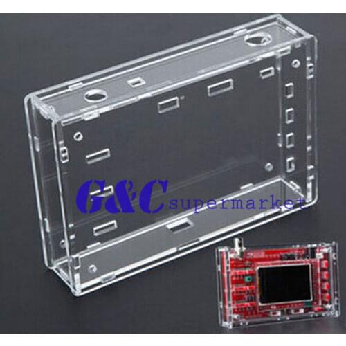 Clear Acrylic Case Shell housing DSO138 2.4" TFT Digital Oscilloscope diy electronics