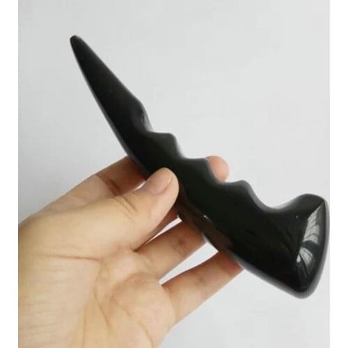 Horn Point Stick Acupressure Cone Body Massager Health Care Therapy Tool Meridian Press Pencil New China T-stick