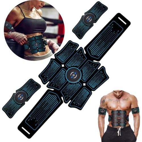 Abdominal Muscle Stimulator Trainer Sport Fitness Equipment Training Gear Muscles Electrostimulator Toner Gym Exercise At Home