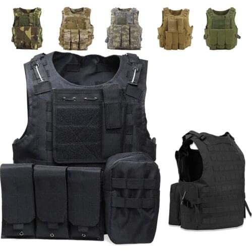 Tactical Vest Airsoft Military Amphibious Camouflage Combat Vest Outdoor Hunting Army Body Armor Shooting CS Protection Vests