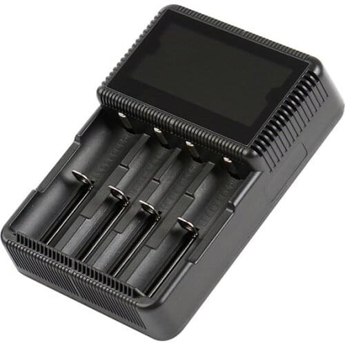 10 Pcs KingWei XXC-S4 LCD Display Screen Universal Charger 4 Batteries AC 3.7V Li-Ion Battery Charger