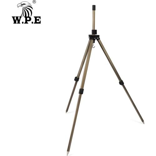 W.P.E 1pcs Carp Fishing Rod Pod Holder Telescopic Foldable Adjustable Rod Pod Stand Aluminum Alloy Pole Bracket Fishing Tackle