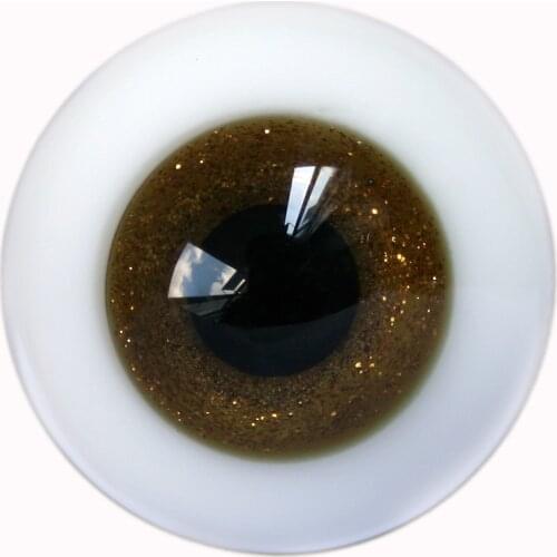 [wamami] 14mm Brown Glass Eyes Eyeball BJD Doll Dollfie Reborn Making Crafts