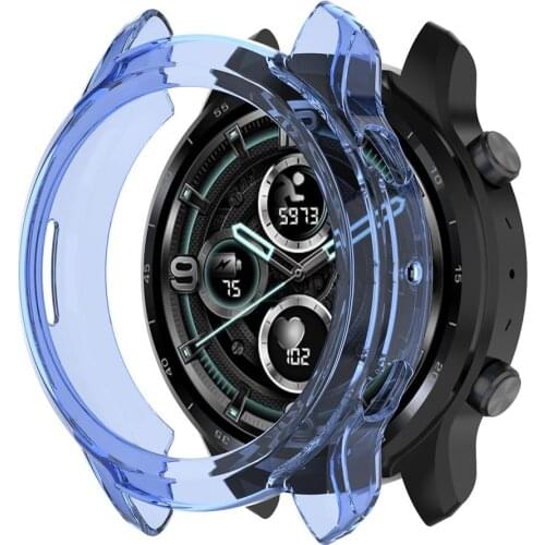 Smart Watch Side Screen Protective Case Cover Soft TPU Frame Anti-shock Shell for TICWATCH Pro3 No Watch