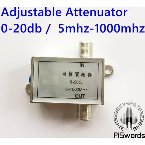 0-20db Adjustable attenuator for 5mhz-1000mhz