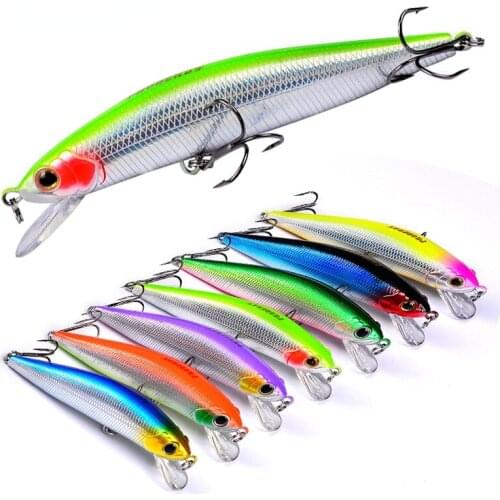 1PCS Sea Fishing Minnow Lure13.5CM-24G Lure with Double 2#black Nickel Hook Fishing Accessories