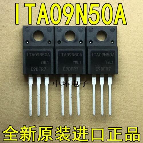 10 PCS ITA09N50A 09N50A TO-220F MOSFET 9A 500V TO-220F