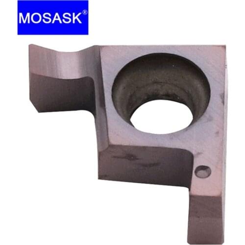 MOSASK GER 10pcs GER100-B ZP15 General Material Grooving Machining CNC Lathe Turning Tool Tungsten Carbide Inserts
