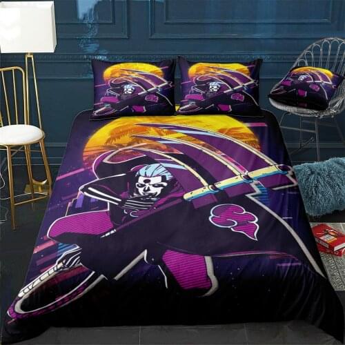 Hidan akatsuki Duvet Cover Comfortable Quilt Home Decora Design Universal Bedding Set Bedclothes+Pillowcase 3pcs