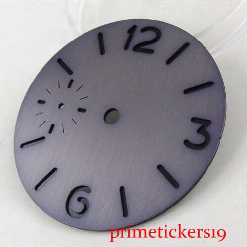 37.5mm purple watch dial fit ETA 6497 6498 ST 3600 Series movement