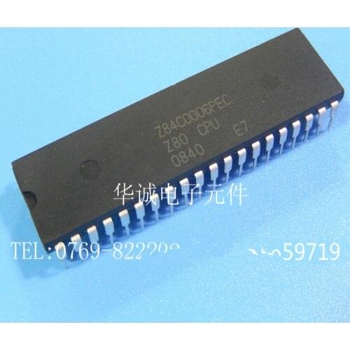 5PCS/LOT Z84C0006PEC Z80 CPU DIP-40 Microprocessor integrated circuit chip brand new original spot