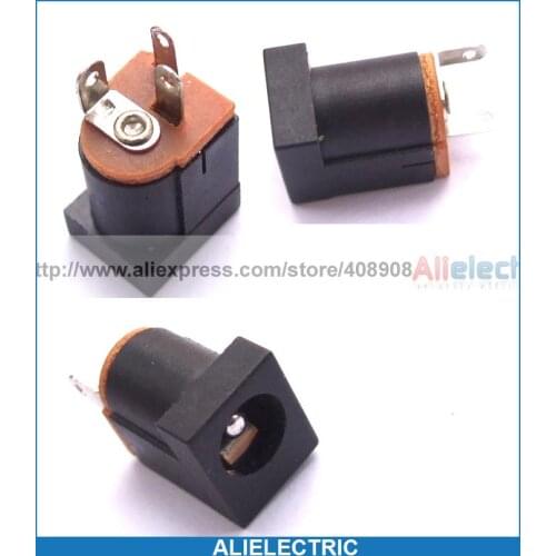 500pcs 100 Pcs 5.5mm x 2.1mm DC Female Socket Soldering Iron