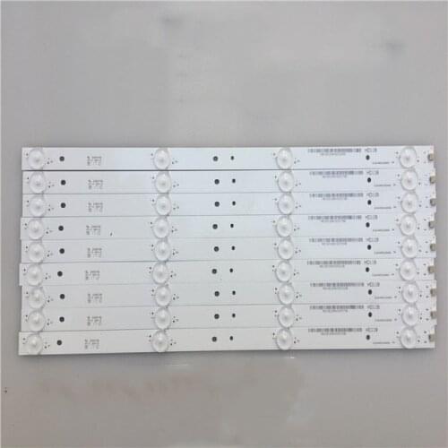 8pcs 395mm LED Backlight Lamps strip kit Board w/ Optical Lens Fliter for 42inch 43inch 46inch LCD LED TV 12V