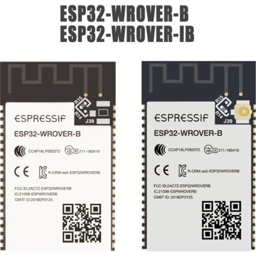 ESP32-WROVER-B/ESP32-WROVER-IB WF+BT+ BLE MCU Module Espressif Systems SoC Dual-core Wireless Wi-Fi & BT/ Bluetooth LE Module