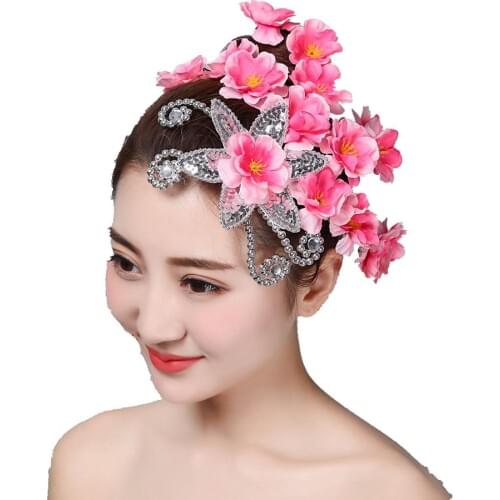 Headwear for Women Yangko Dance Headdpiece Dance Accessories