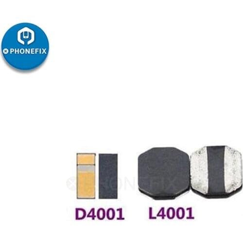 10pcs Backlight Control IC D4001 Boost Diode Inductance Coil 2R2 4R7 for IPad 5 6 Mini 4 Pro Air 2 Tablet Replacement Parts