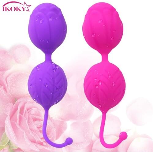 Kegel Ben Wa Ball Vaginal Tight Exercise Machine Silicone Smart Ball Waterproof Kegel exercise trainers Sex Toys for Women