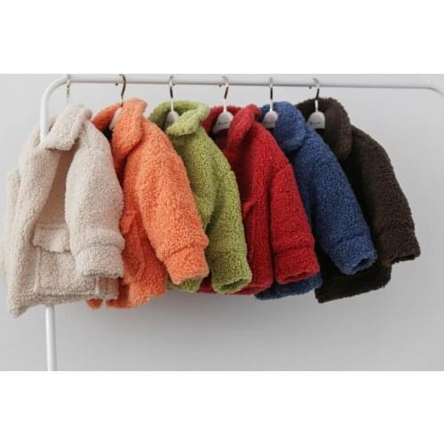 Toddler Baby Winter Jacket Girls Coat High Quality Lamb Lapels Boys Outwear Warm Thickening Child Kids Clothing Baby Snowsuit