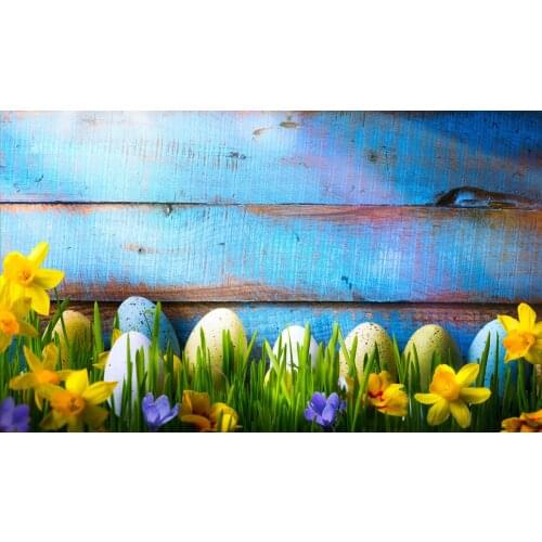LIFE MAGIC BOX Egg Flowers 200x150cm Custom Photo Backdrops Cool Background Designs easter backdrops wood backdrop HJ02922