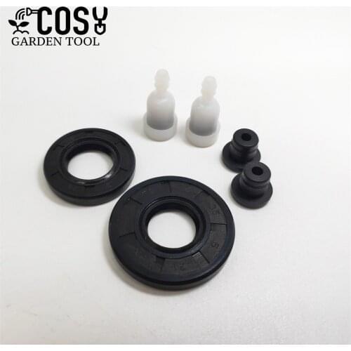 Oil Seal Fuel Tank Balancer Breather Vent Kit Fit For Chinese Chainsaw 4500 5200 5800 45cc 52cc 58cc Gas Saws Replace Part
