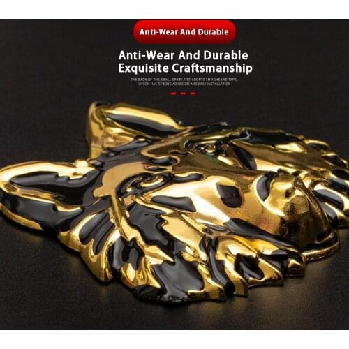 3D Metal Dog Styling Emblem Car Stickers Animal Logo Badge Refit Decal For Haval Suv H9 F7x F7 H6 M6 F5 H4 H2 H7 H5 Harvard Dog