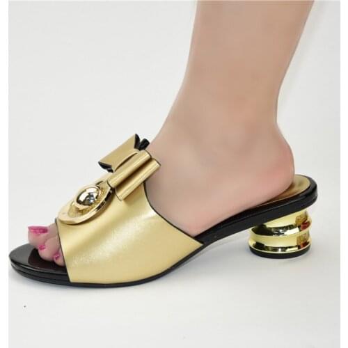 New Italian Shoes Without Matching Bags PU Leather Comfortable Pumps Wholesales Good Price for Shoes Without Bag African Shoe