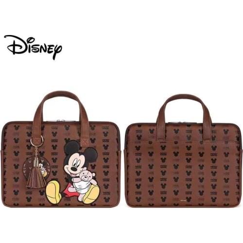 Original genuine Disney Mickey laptop bag for Macbook Air Pro 13 14 15.6 Tassel PU computer bag for Dell, Acer, ASUS, HP handbag