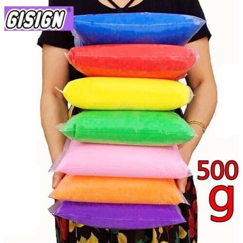 500g Mega Polymer Soft Clay Super Light Modeling Diy Antistress Children For Slime Putty Cloud Slime Plasticine Polymer Kid Toys