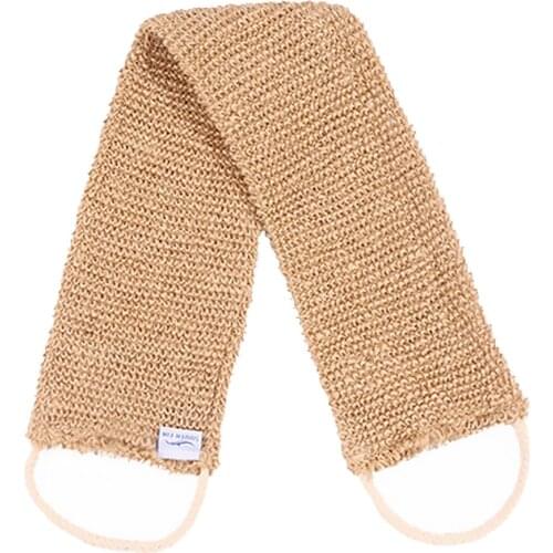 Ramie Jute Bath Towel Shower Towel Back Body Exfoliating Belt Shower Scrubber