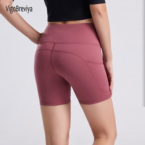 VigoBreviya Sexy Seamless Sport Shorts Women Gym Workout Yoga Short High Waist Fitness Leggings Elastic Quick Dry Running Shorts