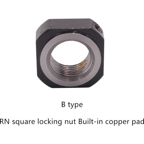 Ball screw lock nut RN30 M30x1.5mm square built-in copper pad