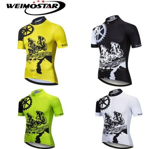 Weimostar Cycling Jersey Bike Jerseys Bicycle ropa ciclismo MTB clothing Uniform Cycling Clothing Wear Gear Green