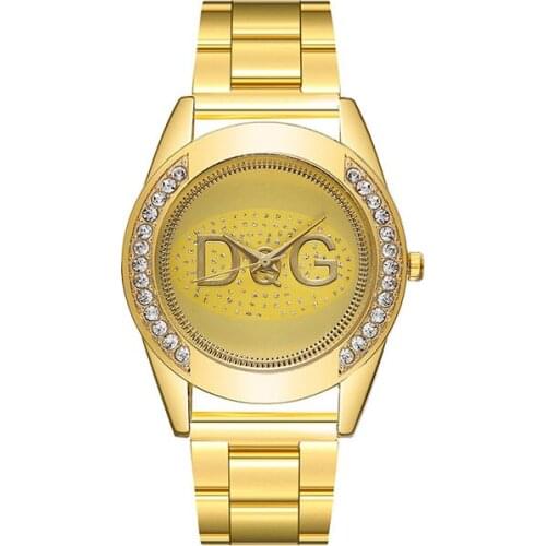 LIGE-Womens gold watch, 2021 new collection, creative, steel bracelet, waterproof